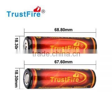 Good Battery Price 3000mah 3.7v Li-ion Battery for E-cigarette,18650 e Bike Battey TrustFire 18650 Lithium Battery photo-2