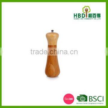 Hot New Products for 2016 Rubber Wood Rock Salt Mill And Pepper Grinder For Cooking Tools,Rock Salt Mill Wholesale photo-5