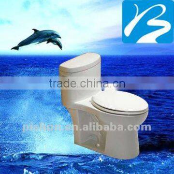 Ceramic Siphon Flushing Toilet Stool