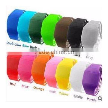 Wholesale Cheapest Waterproof Silicon LED Electronic Wristwatches