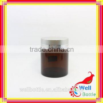 Fast Selling Amber Glass Cream Jar With Skin Care Jar photo-3