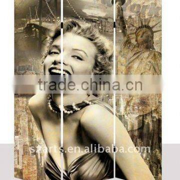 Marilyn Monroe decorative room divider