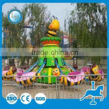 Outdoor playground machine rotary bee ride!!! Amusement park kids ride rotary bee ride for sale