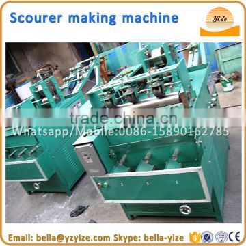 Stainless steel scourer machine,scourer making machine,scouring scrubber making machine