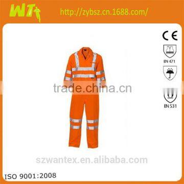 100% cotton life flame retardant working coverall