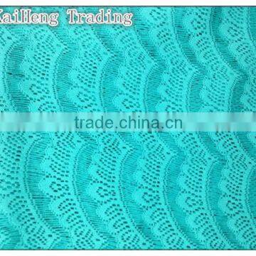 2014 African Swiss Keqiao Shaoxing Chemical New Design Thick Polyester Embroidery Lace Fabric for Garments photo-2