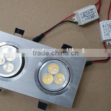 indoor led light,led grille light 6W,led grille light for store