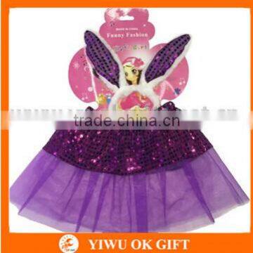 Wholesale Price Girls Sequined Butterfly Angel Wings With Tutu Skirt Halloween Christmas Party Cosplay Costume photo-2