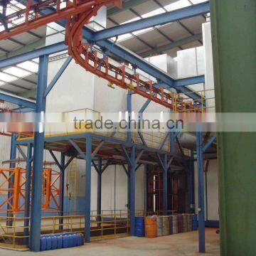 Shot Blasting and Painting Machine for Tower Crane