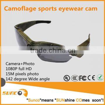 Hot sale 1080P eye glasses camera