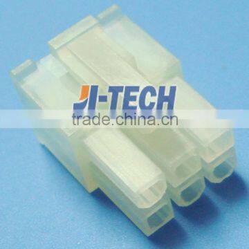 4.2mm pitch connector 6 circuits 5557 series molex 6 pin connector 39-01-2060 Dual Row receptacle housing