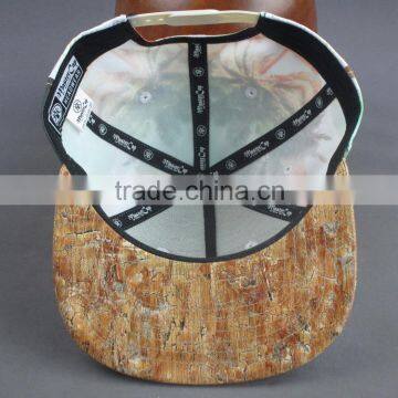 Heat Transfer Print 5-panel Snapback Cap With PU Label photo-6