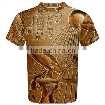 Custome Design 100% Polyester Full Sublimated T-shirt