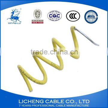 PVC insulated electric wire aluminum wire 4mm