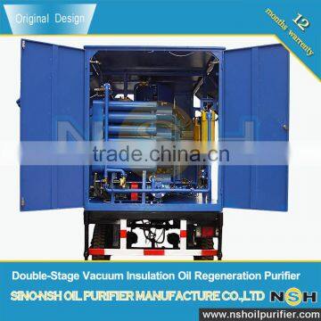 Double-Stage Vacuum Insulation Oil Regeneration Filtering Seperator with Factory Price on Sale