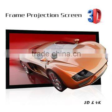 3D projection screen photo frame projection Screen fast folding frame projection screen