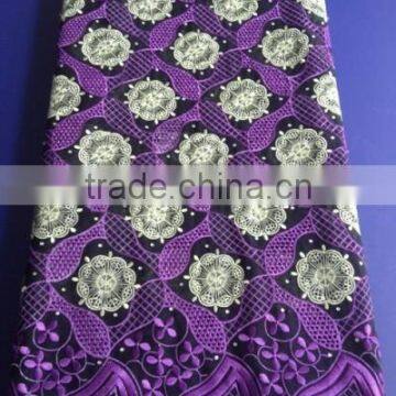 2015 Best selling in nigeria high quality african lace,purple