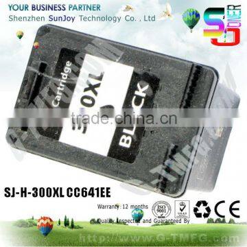 Wholesale Printer Ink Cartridge Compatible CC641EE	300XL for HP Deskjet D1660 Printer (CB770B) Deskjet D5560 Printer