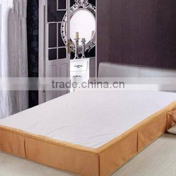 Plain Dyed 100 Polyester Hotel Collection Pleated Bedskirt