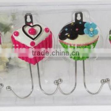 2015 Wholesale Ice Cream Design polyresin Hook