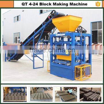 concrete block machine qt4-24 porous block machine