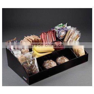 acrylic organizer for snack and condiment