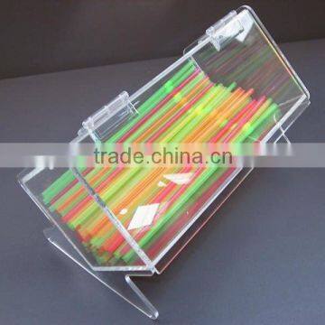 Acrylic Straw Dispenser