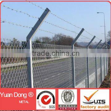 Hot sale galvanized used chain link fence for sale(Factory)