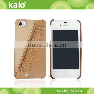 for iPhone 4S mobile phone leather case