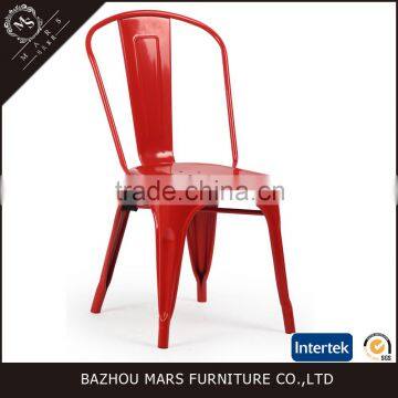 Wholesale Cheap Steel Industrial Retro Cafe Metal Dining Chair