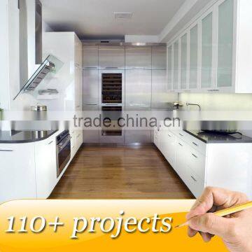 2015 Fashionable Baking Painting Kitchen Cabinets