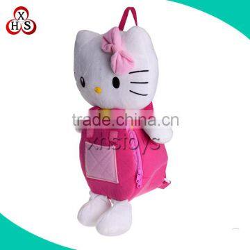 wholesale school bag cute plush hello kitty kids backpack