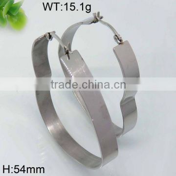 Beautiful Silver color hoop earring hypoallergenic