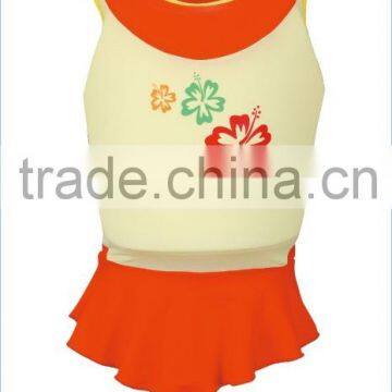 Girl's Skirt Style Floating Swimming Suit