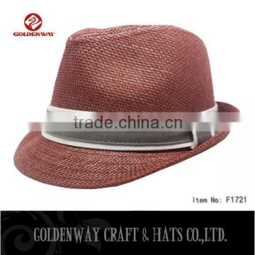 New Fashion Men Fedora hat with custom band