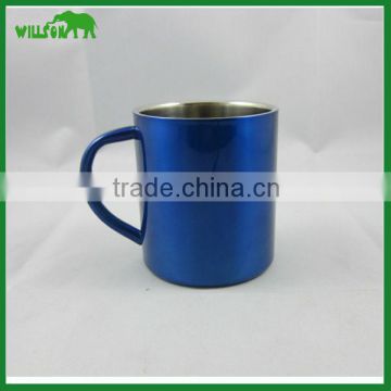 Manufacturer double wall stainless steel coffee beer mug