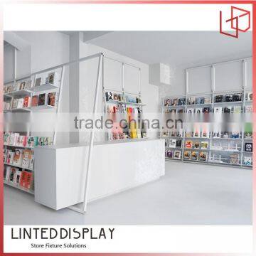 Customied Metal Material Paited Gray Color Metal Book Shelf photo-4