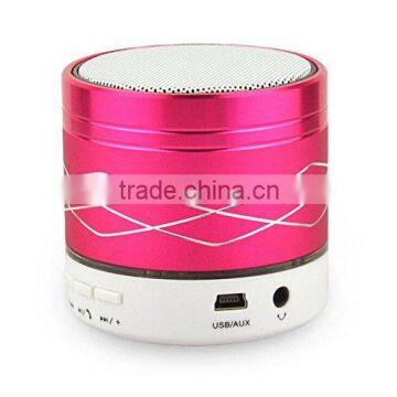 MINI Bluetooth LoudSpeaker,LED Light Metal Steel Wireless Speaker Music Amplifier photo-3