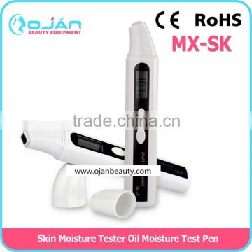 Portable Skin Moisture analyzer / digital skin analyzer / effective skin condition tester