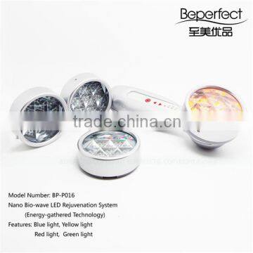 BP016 LED Light therapy machine home use 4 Interchangeable heads, skin rejuvenation, destroy acne, lightens dark spots