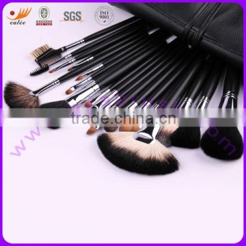 21-piece Professional Cosmetic Brush Set with Fan Brush, Lip/Eyeliner Pencil, and Foundation Bru