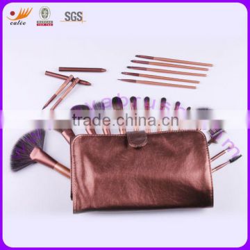 Customized professional cosmetic brush set, Different Hair and Handle Colors are Available