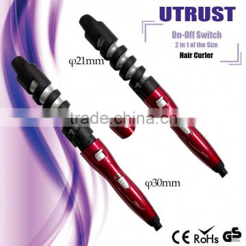 New coming spiral curling 360 degree rotating wire electric Hair curler