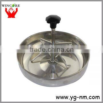 Stainless Steel SS304 Piglet supplementary food Feeder,Stainless Steel Pig Feeder,Round Shape Pig Feeder