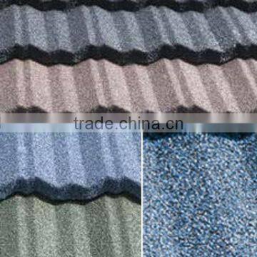 Stone Tile / Colorful Stone Coated Metal Roofing Mordern Classical Tile photo-3