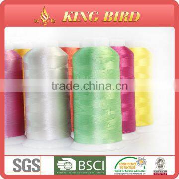 ningbo export machine embroidery thread polyester 5000 m 5000yds