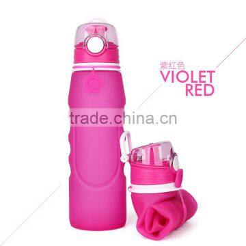 Eco Friendly Small Silicone Foldable Sport Water Bottle photo-4