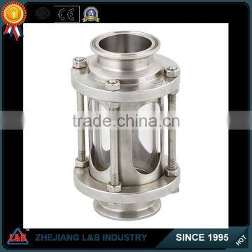 stainless steel 304 and 316L sanitary clamped sight glass