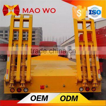 2 Axle Small Low Bed Mini Excavator Transport Trailer for Sale photo-2
