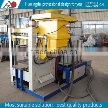 Horizontal parting flaskless shoot squeeze molding machine line